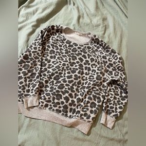 Grayson Womens Animal print grey sweatshirt